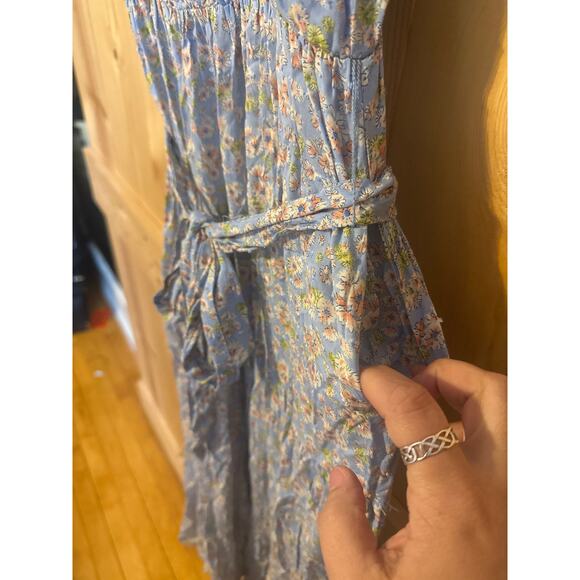 Lulu’s Blue Floral Sundress Size S - Picture 2 of 3